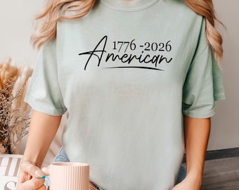 America 1776-2016 Shirt, Comfort Colors, Fourth of July Shirt, USA Patriotic Shirt, Independence Day Shirt, 4th Of July Shirt, 175296