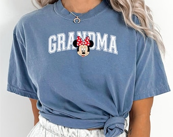 Grandma Grandpa Mickey Minnie Shirt, Comfort Colors, Family Disney Vacation Shirt, Disneyland Group Shirt, Matching Grandparents Tee, 174012