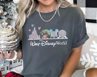 Walt Disneyworld Shirt, Comfort Colors Shirt, Disney World Shirt, Retro Walt Disney Shirt, Magic Kingdom Shirt, Disney Vacation Tee, 172703