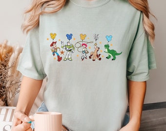 Toy Story Shirt, Comfort Colors Disney Shirt, Toy Story Family Shirt, Disney Woody Buzz Jessie Bullseye Rex Shirt, Disney Trip Shirt, 171952
