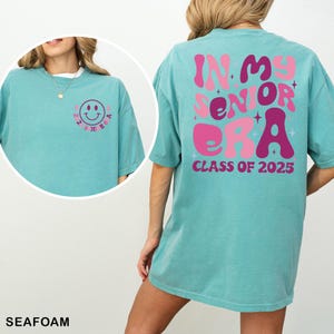 2025 Senior Era Comfort Colors Shirt: College Graduation Tee