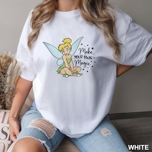 Disney Tinkerbell Shirt, Comfort Colors Shirt, Disney Princess Tinkerbell Shirt, Make Your Own Magic Shirt, Magic Kingdom Shirt, 172504