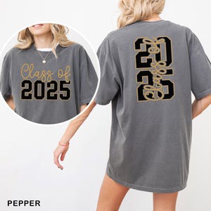 Senior Class of 2025 Shirt, Comfort Colors, Senior 2025 Shirt, Graduation Shirt, Group 2025 Grad Tees, High School Graduate Shirt, 172731