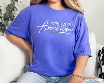 America 1776-2016 Shirt, Comfort Colors, Fourth of July Shirt, USA Patriotic Shirt, Independence Day Shirt, 4th Of July Shirt, 175296