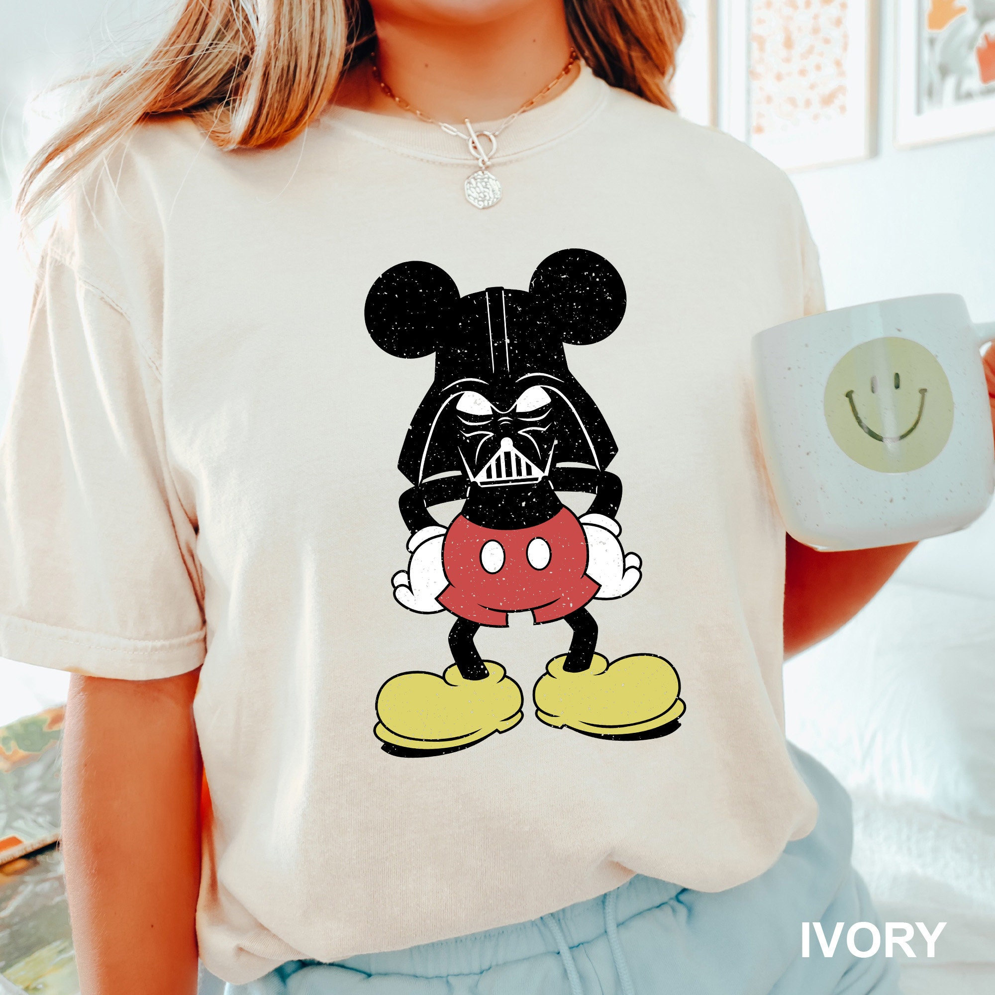 Mickey Mouse Star Wars Helmet Shirt: Stormtrooper Darth Vader Boba Fett