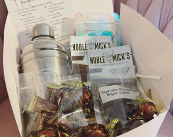 Espresso Martini Gift Set - Premium Cocktail Kit with Cocktail Shaker, Perfect for Coffee Lovers, Perfect Gift, Parties, and Home Bars