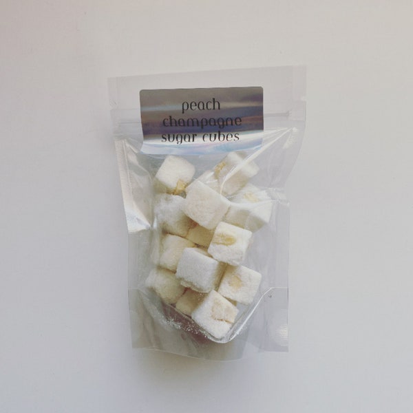 Peach Champagne Sugar Cubes