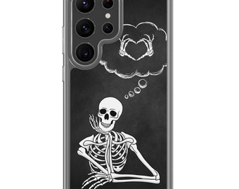 Gothic Phone Case - Skeleton Phone Case - Clear Case for Samsung®