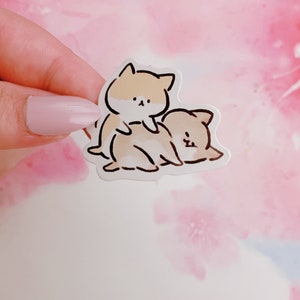 OMAGGI + Adesivo Gatto Pigro / PVC /
