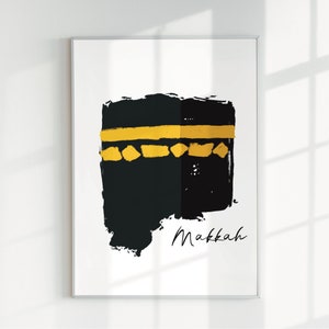 Makkah / Mecca Digital Poster Print - Muslim Poster - NO FRAME
