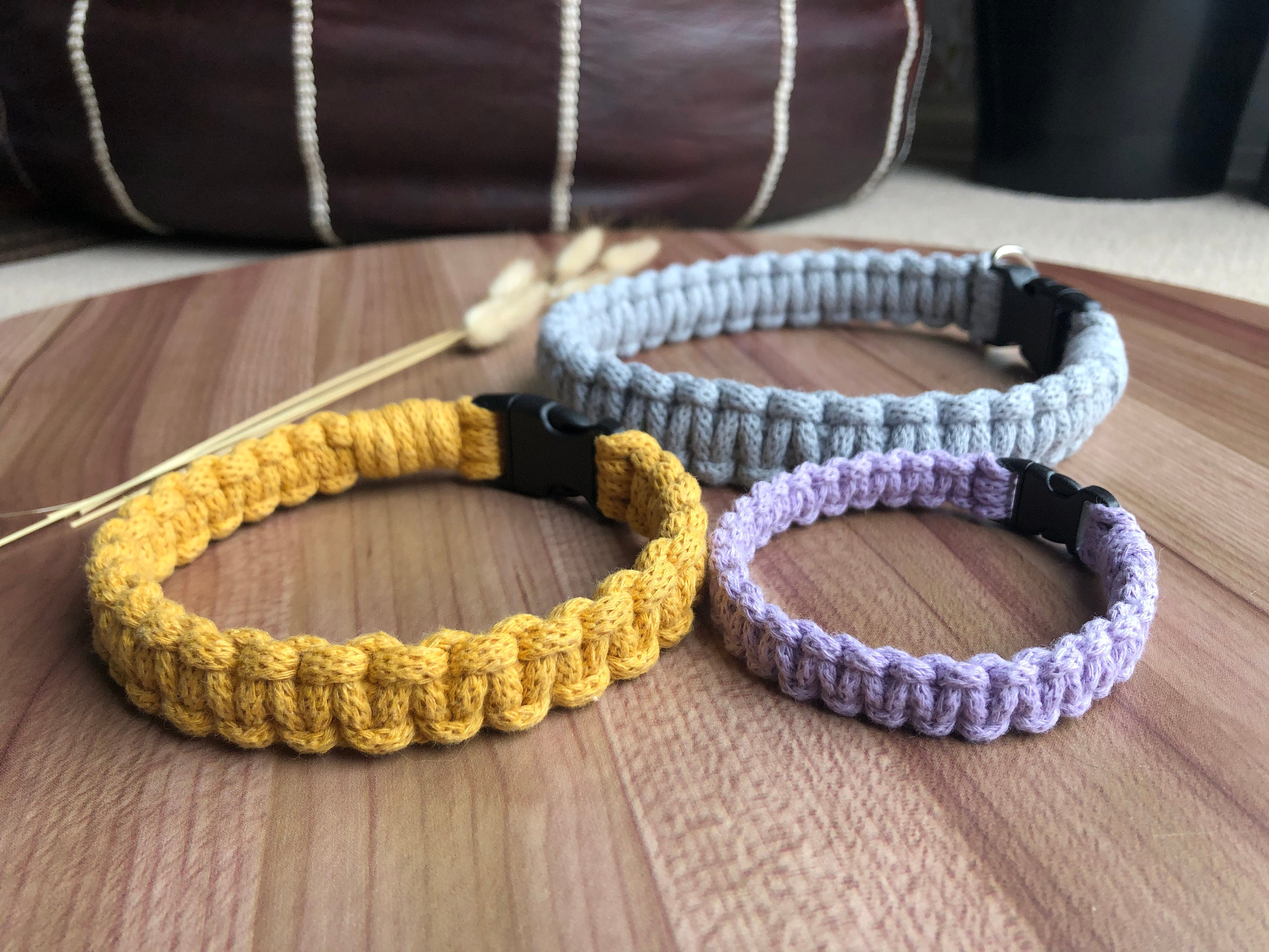 Pet collar macrame dog collar small dog collar big dog Etsy