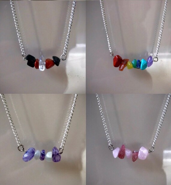 Crystal necklaces
