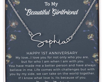 Collar con nombre personalizado / Acero inoxidable, acabado en oro de 18 quilates