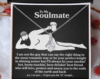 Collar para esposa - Regalo para esposa - Regalo del Día de la Madre - Regalo de alma gemela - Regalo de novia - Collar de belleza seductora