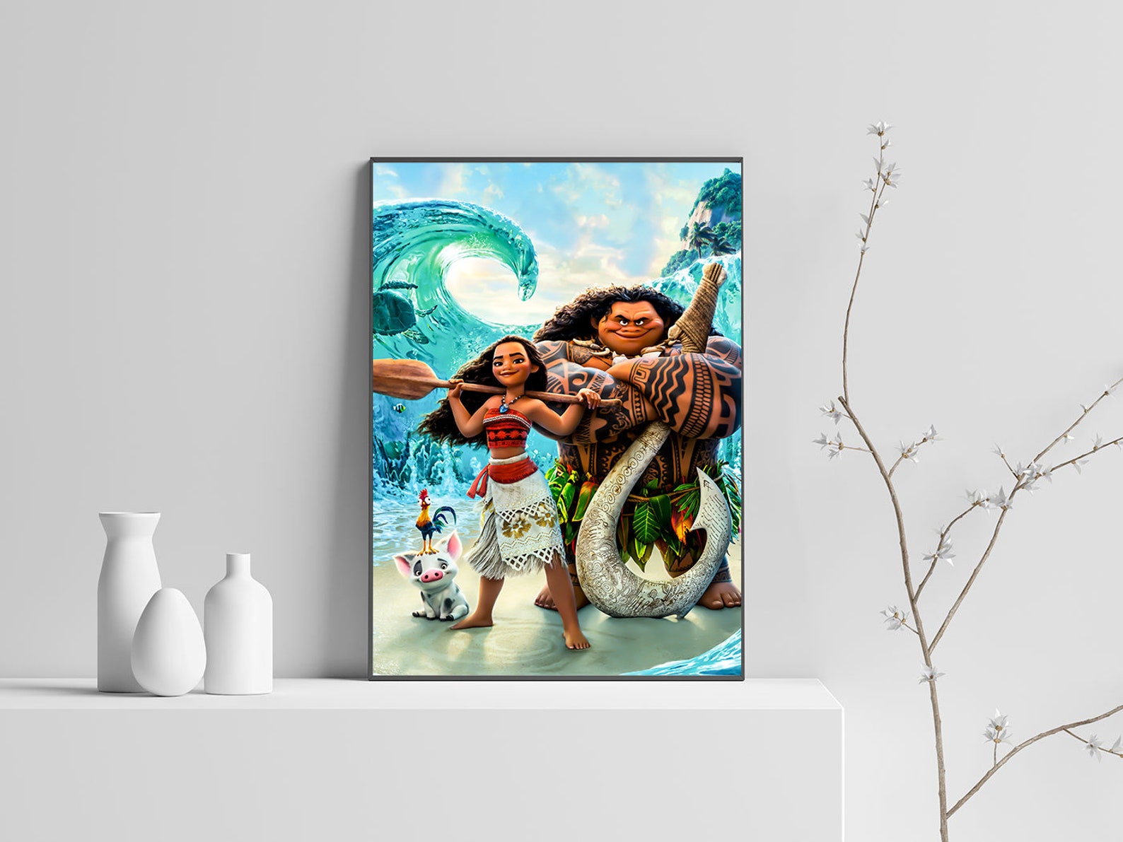 Moana Poster Moana Custom Poster Moana Canvas Art Moana | Etsy