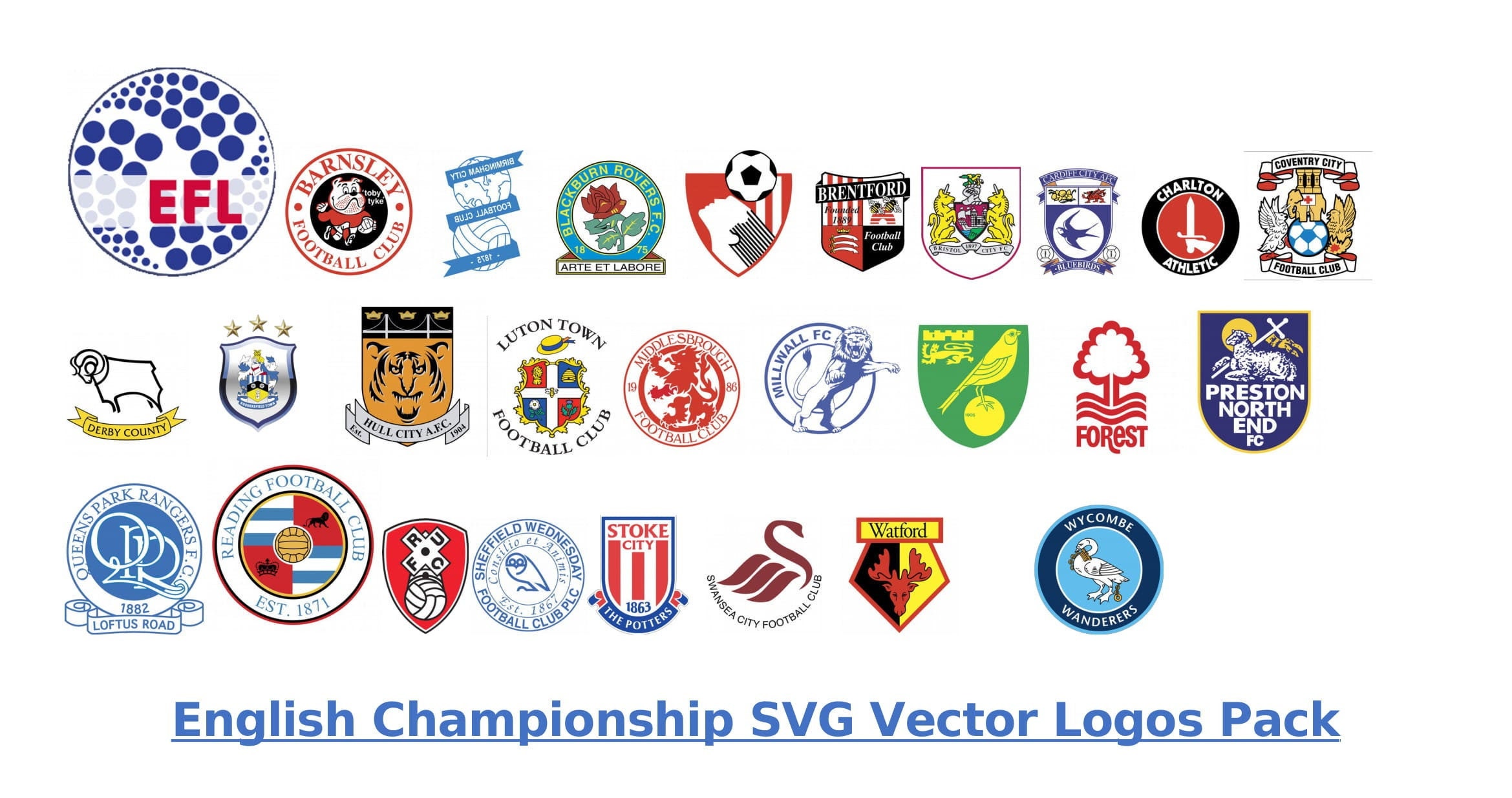 EFL Championship Team Logos efl-championship-team-logos
