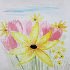 Watercolor Flowers II