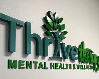 Custom 3D Sign, Office Sign, Business Sign, Wall Sign, Custom Metal Sign, Indoor Sign, Outdoor Sign, Custom Metal Logo Sign, Reception Sign