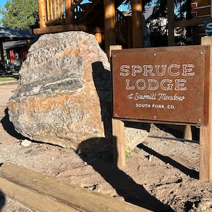 Custom Rusted Corten Steel Business Sign: Personalized Metal Signage - Etsy