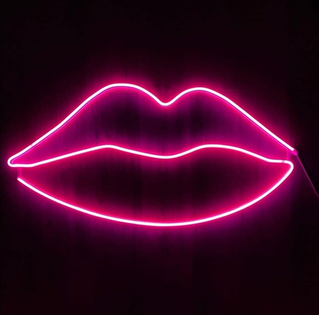 Lips Human Woman Needle Injector Syringe Neon Room Light - Etsy