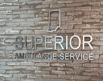 Welcome Sign for Clinic or Real Estate, Custom 3D Dental Office Sign – Laser Cut Dentist Logo, Reception Wall Sign