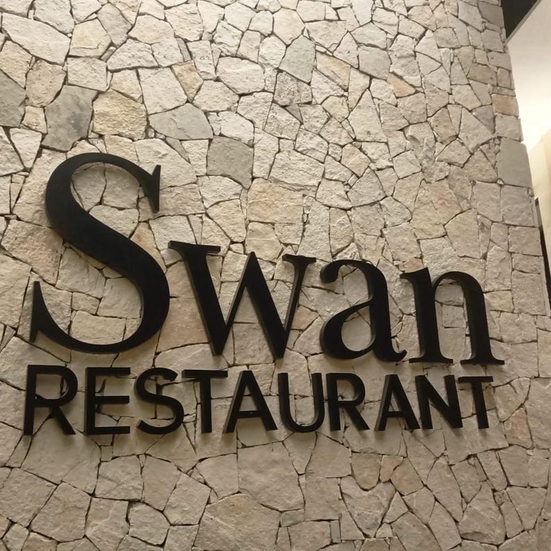 Custom Logo For Wall Office,Brushed Gold Stainless Metal Signage, Wall Art Sign, Signboard Custom Laser Cut Logo,Metal Logo Reception Sign