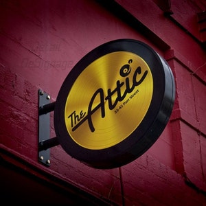 Music Signage for Club or Cafe, Restaurant, Lounge
