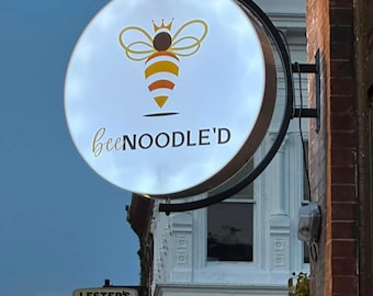 360 Rotating sign, outdoor sign, light box, business sign, personalized Logo Sign, Double Sided lighting sign