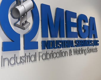 Premium Custom Metal Sign, Personalized 3D Metal Logo Signage, Office and Bussines Sign For Wall,