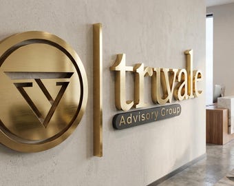 Niestandardowe metalowe logo 3D i napisy, wycinane laserowo metalowe szyldy, szyldy ścienne ze stali nierdzewnej, szyldy ścienne do biura, szyldy z logo firmy