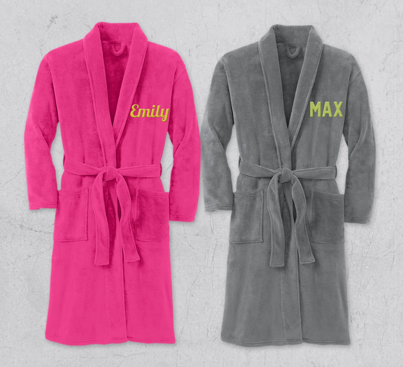 Custom Embroidered Robes Personalized Robes Embroidered Etsy