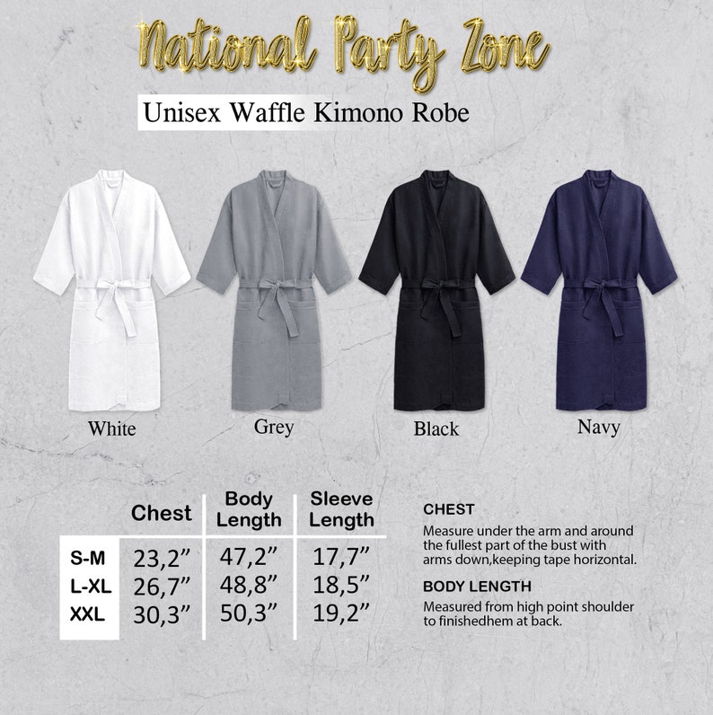 Personalized Couple Kimono Robes Custom Couple Robes Waffle Etsy
