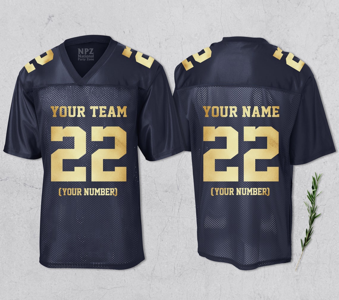 Customized Football Jersey Shirt Make Your Own Jersey Shirt Etsy