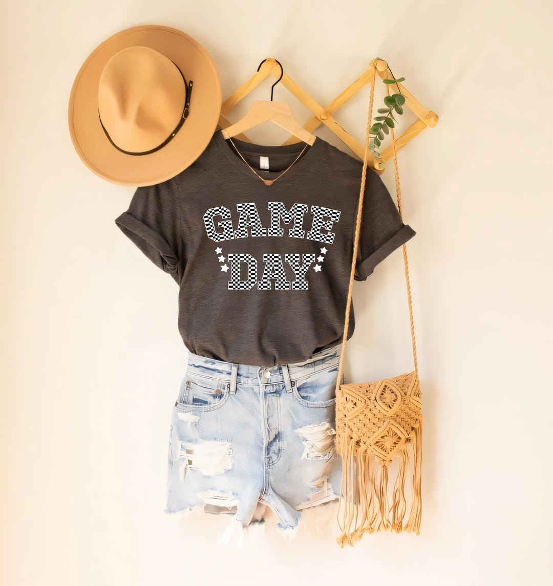 Game Day Checkered Graphic T-Shirt main image 0
