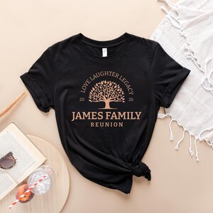 Custom Family Reunion Shirts, Boho Family Tree, Personalized Name image 6