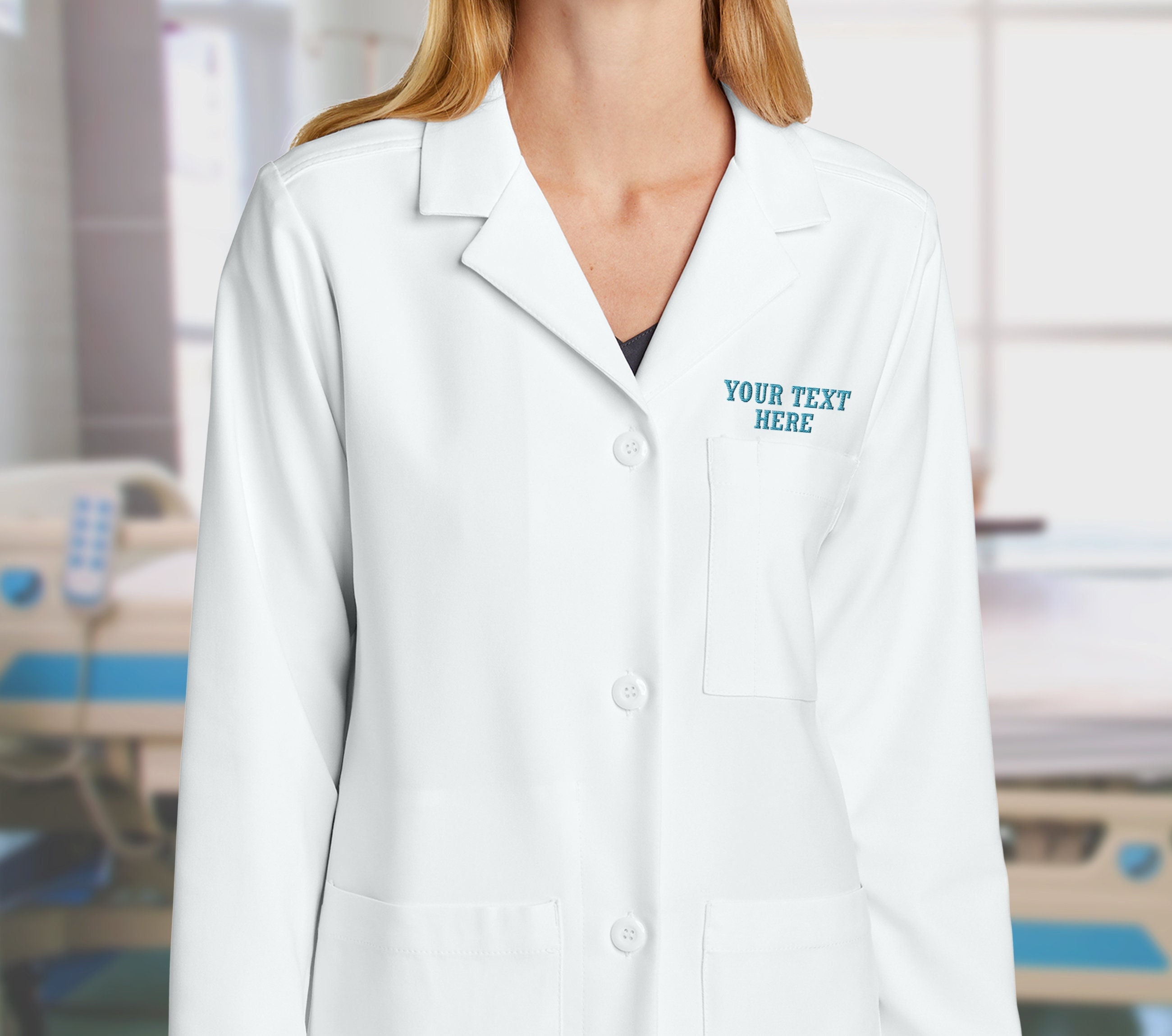 Custom Womens Lab Coat Custom Lab Coat Embroidered Medical Etsy