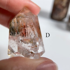 Natural Garden Quartz Tower Point, Lodolite Points, Phantom Quartz , Garden Quartz, layer Quartz, bulk lodolite points freeform