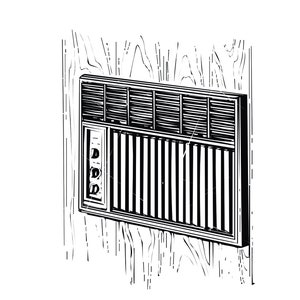 Window Air Conditioner Appliance AC Units Cool exhaust heat humidity   SVG * Cut Sign Image ClipArt digital download eps/dxf/png/jpeg/svg