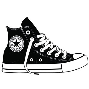 Converse All Star Shoe Sneakers Running Sport Game Gripping - Etsy