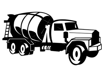 Free Free 195 Front Discharge Concrete Truck Svg SVG PNG EPS DXF File