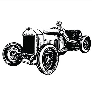 Vintage 10-20s Race Car Auto Sport Competition Automobiles Motorsport Antique * Cut Sign Image ClipArt digital download EPS/PNG/SVG/Dxf/Jpeg