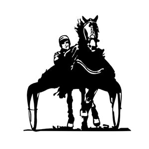 ハーネスレースイベントショー * 馬 * 二輪カート * カットサインイメージクリップアートデジタルダウンロード eps/dxf/png/jpeg/svg
