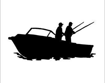 Download Man In Boat Svg Etsy