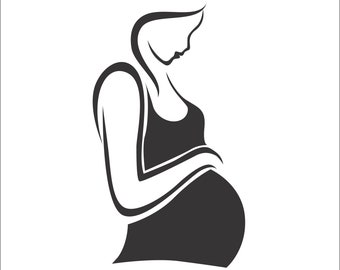 Download Pregnant Woman Svg Etsy