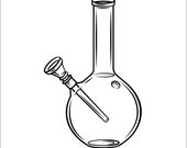 Cannabis Bongs Smoke Dope Hemp Pot Water Pipes Medical Drug Vaper Glass Clip Art digital download eps dxf png jpeg svg