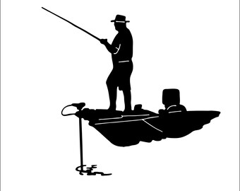 Download Man In Boat Svg Etsy
