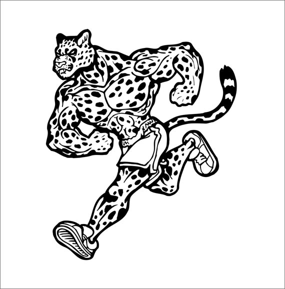 Cartoon CHEETAH Leopard Jogging Running Gear Native to Africa - Etsy Norway Cartoon CHEETAH Leopard Jogging Running Gear Native to Africa - Etsy Norway