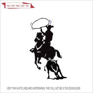 Rodeo Cattle Lasso Roping Calf Rope Steer Horse Equine events Tripping Cowboy * Cut Sign Image ClipArt digital download eps/dxf/png/jpeg/svg