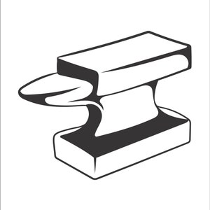 Anvil #4 Blacksmith Jewelry Bracelet Stamping Hammer Forge Steel Metal Tool * Cut Sign Image ClipArt digital download eps/dxf/png/jpeg/svg