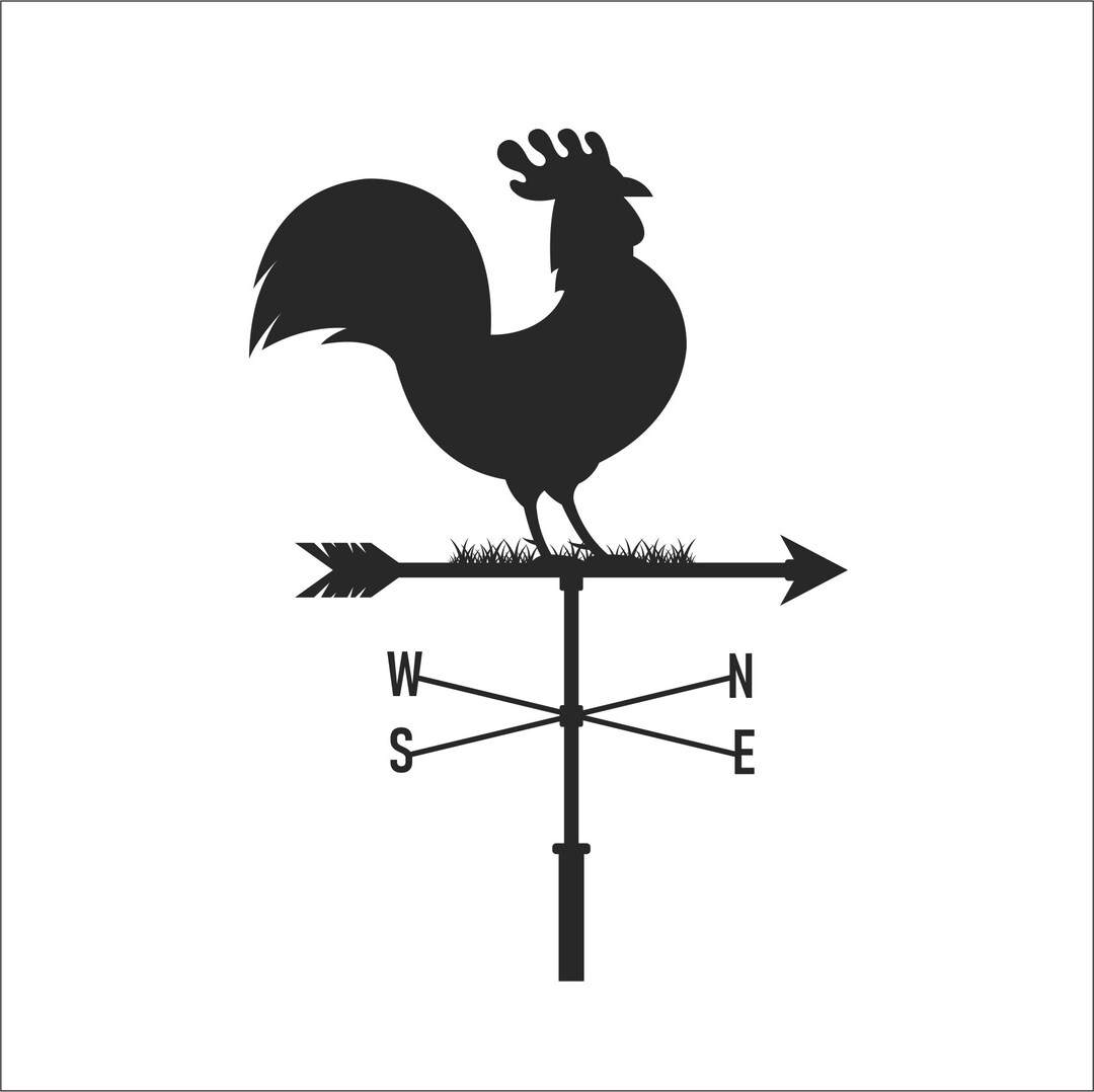 Chicken Rooster Weather Vane Vain Wind Blowing Weathercock - Etsy